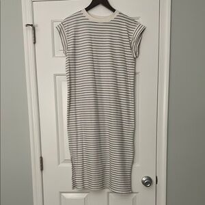 Striped Black and White Dress